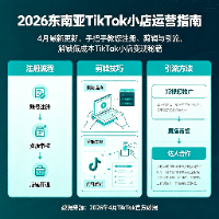 2026东南亚TikTok小店运营指南 — 4月最新更新，手把手教您注册、剪辑与引流，解锁低成本TikTok小店变现秘籍