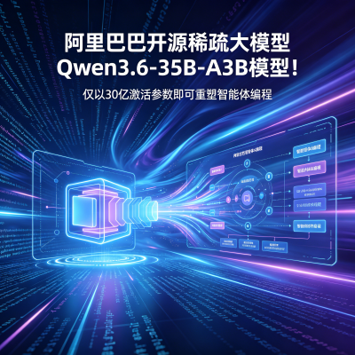 阿里巴巴开源稀疏大模型！仅以30亿激活参数即可重塑智能体编程